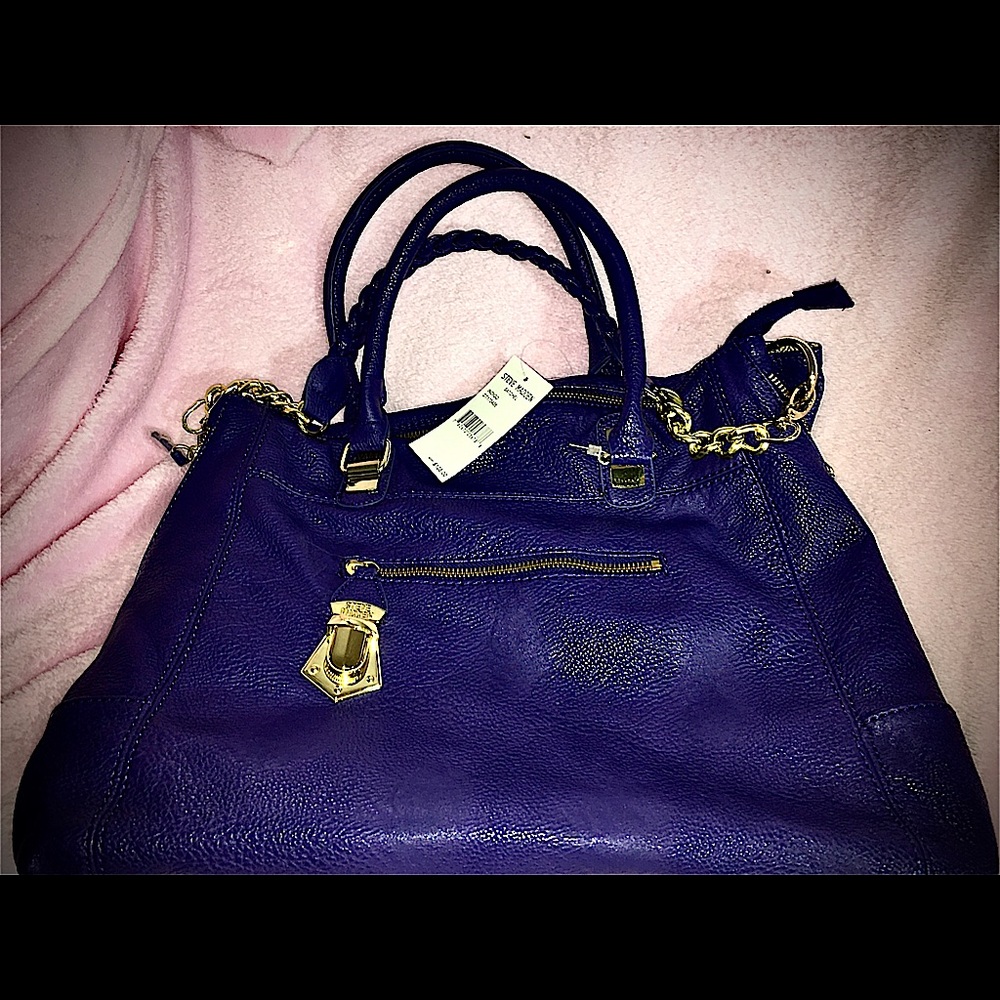 Steve Madden Indigo Satchel NWT